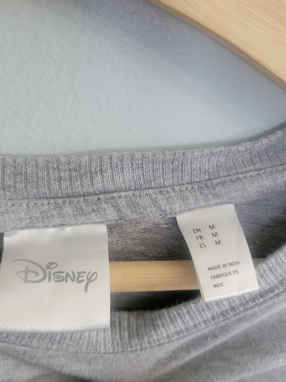 DISNEY Mickey & Minnie Mouse Cropped Tie-Front Sweatshirt Womens Sz M - Picture 6 of 11